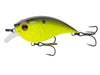 6th Sense Fishing Curve Finesse Squarebill Chartreuse Black Back