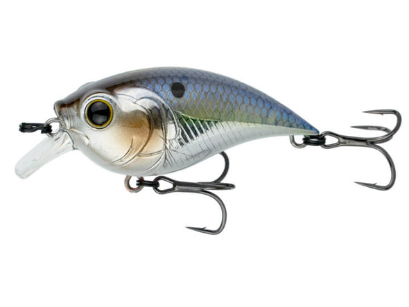 6th Sense Fishing Curve Finesse Squarebill Chrome Threadfin