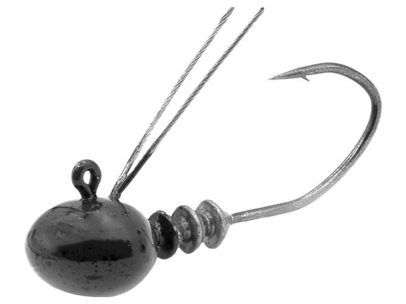 6th Sense Fishing Divine Ned Football Jig Head Black