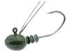 6th Sense Fishing Divine Ned Football Jig Head Green Pumpkin