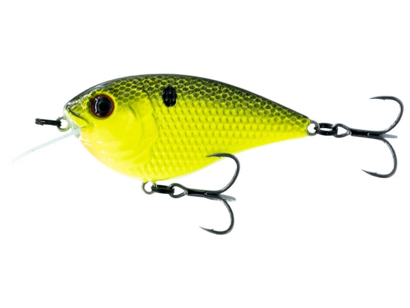 6th Sense Fishing Flat Finesse F4 Chartreuse Black Back