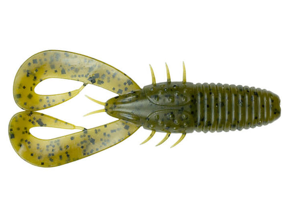 6th Sense Fishing Stroker Craw Green Pumpkin