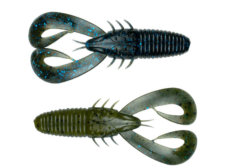 6th Sense Stroker Craw - Green Pumpkin