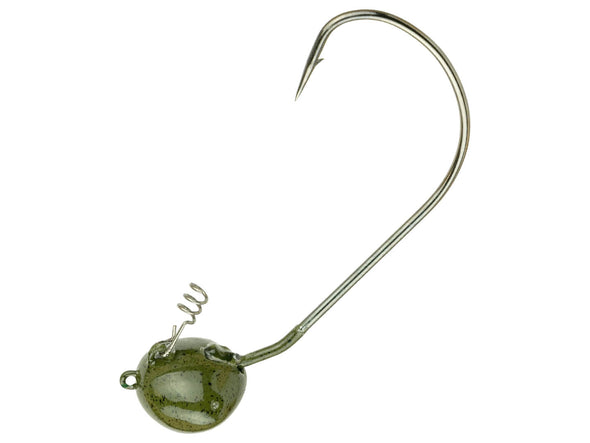 6th Sense Fishing Swing Shaker Shakey Head Green Pumpkin