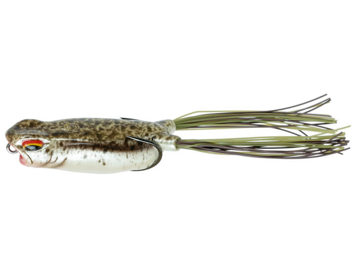 Pad Crasher Topwater Bass Fishing Hollow Body Frog Lure with