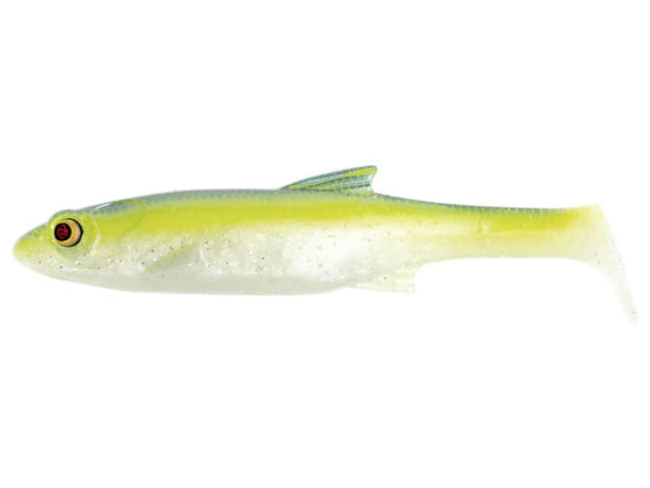 Bass Mafia Daingerous Unloaded Swimbait Chartreuse Blue