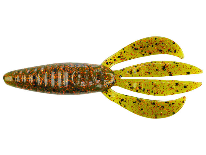 Berkley PowerBait 4 in. Pit Boss, Green Pumpkin Green