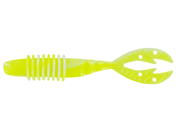 Big Bite Baits Kamikaze Swimon Chartreuse White Swirl