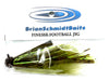 Brian Schmidt Baits Finesse Football Jig Green Pumpkin Chartreuse