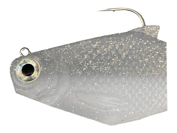 Burrito Baits Bacca Burrito Medium Sink Swimbait Smoke Shad