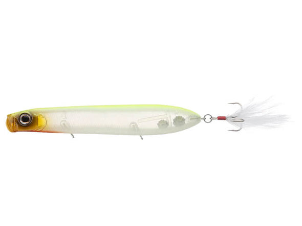 Evergreen Baits Shower Blow Topwater Bait Skeleton Chartreuse