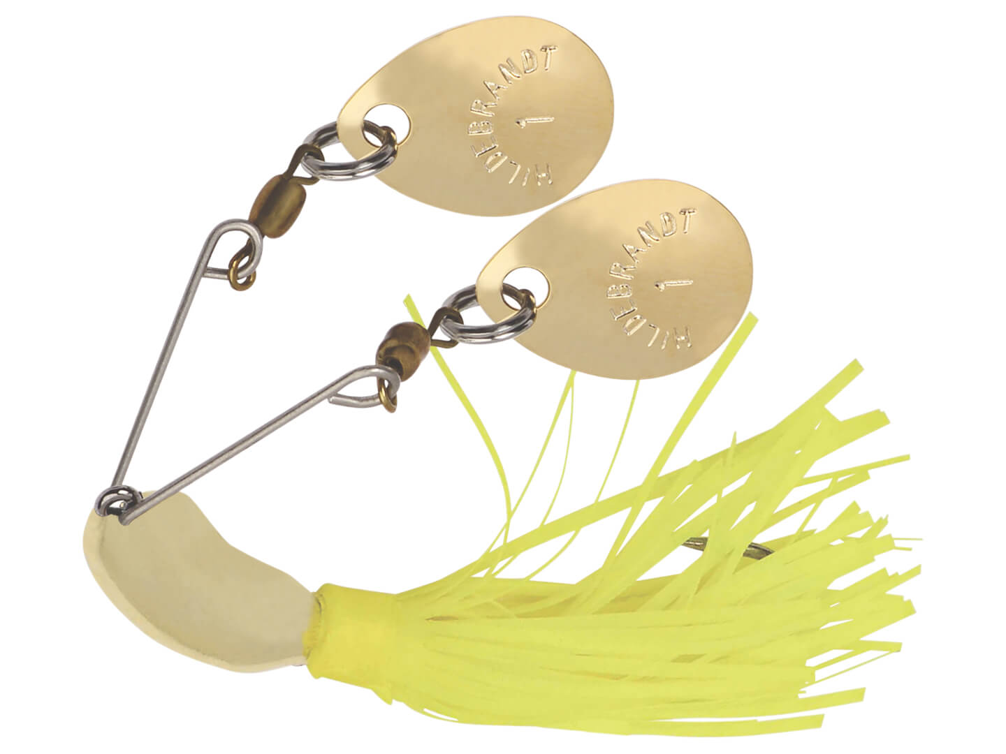 Leurre de pêche vintage Hildebrandt double lame toupie (#7 Leurre de pêche vintage Hildebrandt double lame toupie (#7
