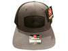 Harpeth River Outfitters Leather Patch Trucker Cap Charcoal Black
