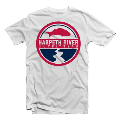 Harpeth River Logo T-Shirt Red White Blue