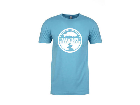 Harpeth River Logo T-Shirt Bondi Blue