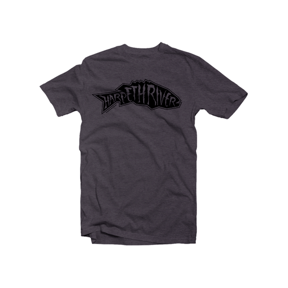 Harpeth River Smallmouth T-Shirt Heather Charcoal Gray