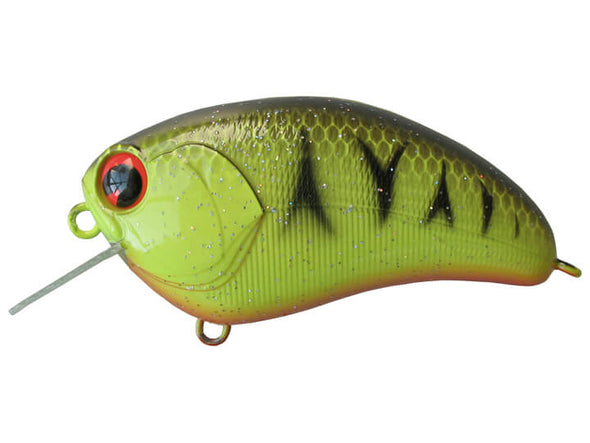 Ima Lures Square Bill Barred Black Back Chartreuse