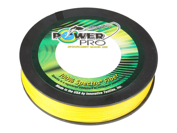 Power Pro Spectra Braided Line Hi-Vis Yellow