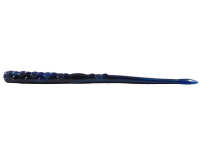 PowerTeam Lures Tickler Finesse Worm Black Blue Swirl