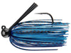 Queen Tackle Tungsten Hammerhead Rattling Football Jig Blue Grape