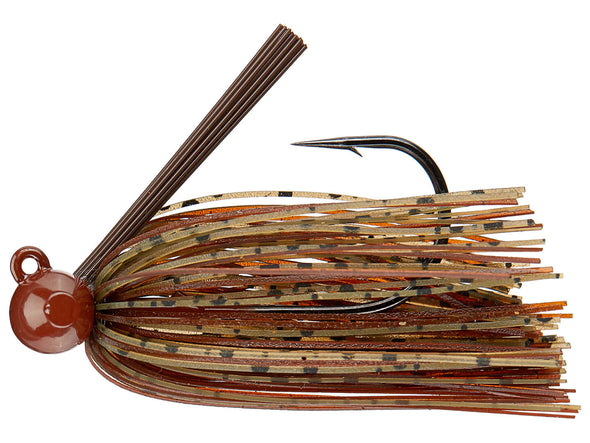 Queen Tackle Tungsten Hammerhead Rattling Football Jig Camo