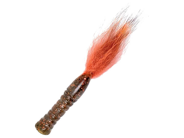 Rabid Baits Ned Fox Tail Green Pumpkin Orange / 3