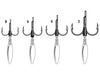 VMC Bladed Hybrid Short Shank Treble Hook