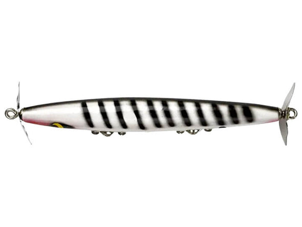 Smithwick Devil's Horse Propbait White Black Stripe