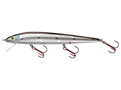 Smithwick Rogue Suspending Rattlin Jerkbait Chrome Black Back