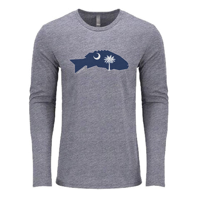 South Carolina Smallmouth Bass Long Sleeve T-Shirt