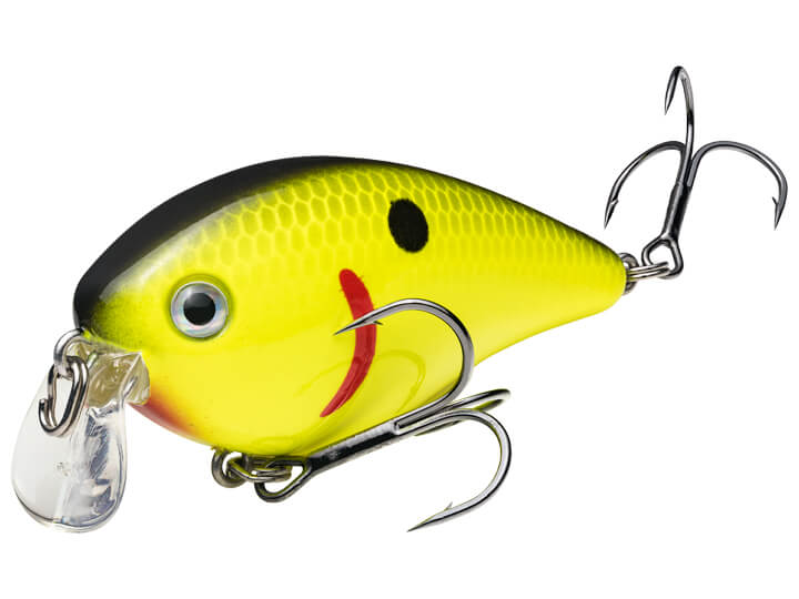 Strike King KVD 1.5 Shallow Black Back Chartreuse