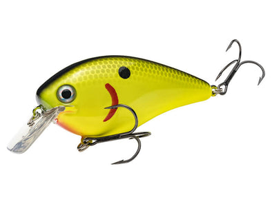 Strike King KVD Square Bill 4.0 Black Back Chartreuse