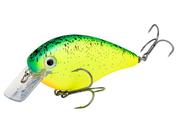 Strike King KVD Square Bill 4.0 Chartreuse Blue Black Splatterback