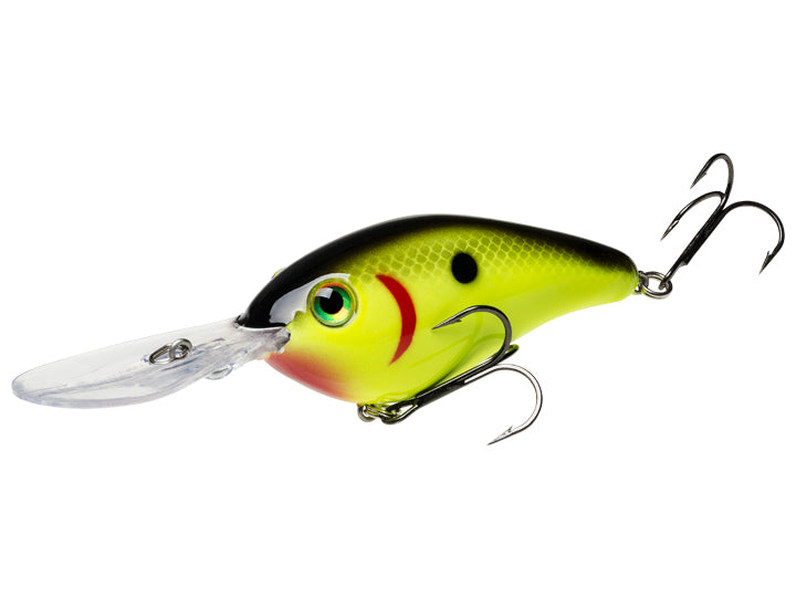 Strike King Pro Model 10XD Black Back Chartreuse