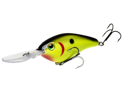 Strike King Pro Model 8XD Black Back Chartreuse