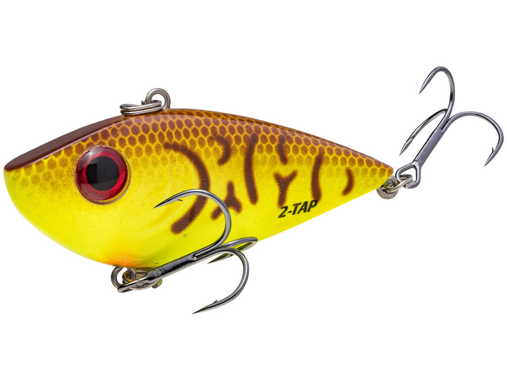 Strike King Red Eyed Shad Tungsten 2 Tap 1/2 oz / Chartreuse Belly Craw