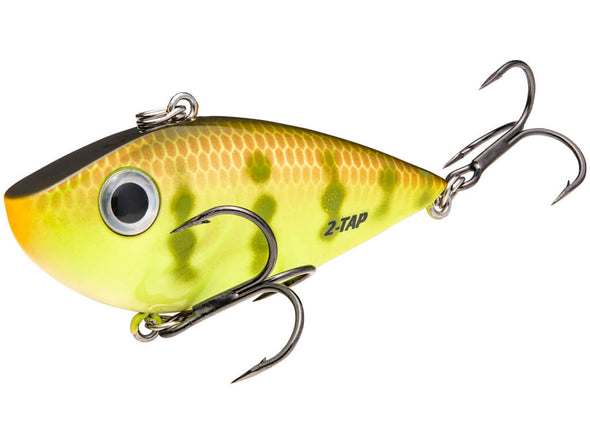 Strike King Red Eyed Shad Tungsten 2 Tap Chartreuse Perch