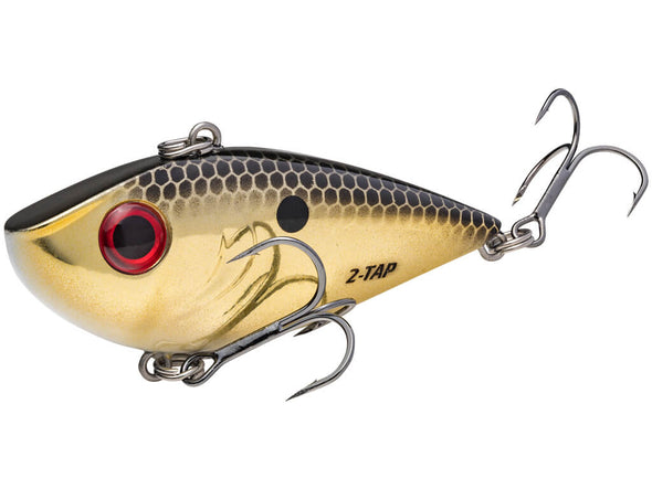 Strike King Red Eyed Shad Tungsten 2 Tap Gold Black Back