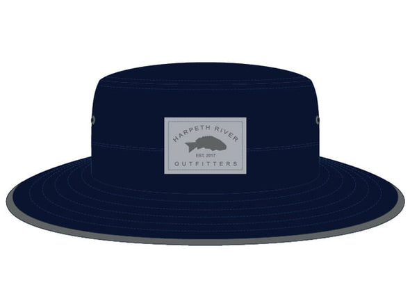 HRO Wide Brim Sun Hat Navy