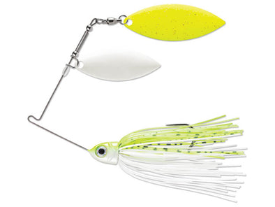 Terminator P1 Pro Series Double Willow Spinnerbait Chartreuse White Double Willow White Chartreuse