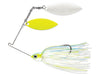 Terminator P1 Pro Series Double Willow Spinnerbait Nashville Sexy Double Willow Chartreuse White