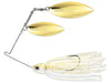 Terminator P1 Pro Series Double Willow Spinnerbait Pale Gold Shiner Double Willow Gold