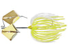 Terminator Tandem Buzzbait Chartreuse White Shad