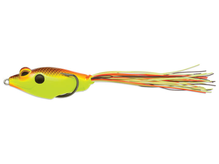 Terminator Walking Frog Hot Chartreuse Shad; 3 in.