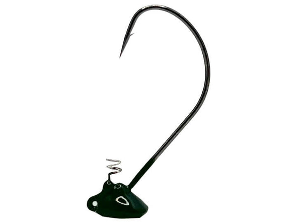 Third Eye Fishing Kickstand EWG Shakey Head Jig Green Pumpkin