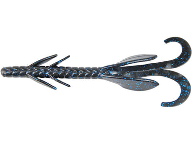 X Zone Lures Muscle Back Hawg Hunter Black Blue Flake