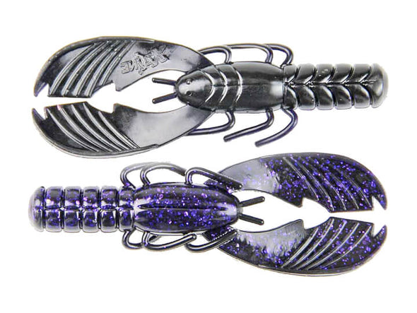 X Zone Muscle Back Craw Purple Shadow