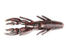X Zone Lures Punisher Punch Craw Black Red Flake