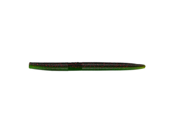 Gary Yamamoto Senko Green Pumpkin Red Flake 4"