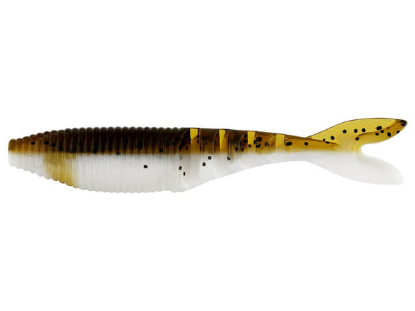 Yamamoto Zako Swimbait Green Pumpkin White Black Flake